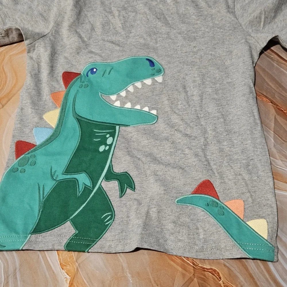 Gymboree Boys Size 6 Dinosaur T-Rex Graphic T-Shirt NWT